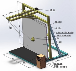 電梯層門沖擊試驗裝置