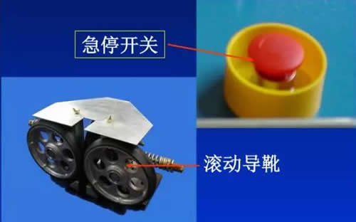 急停開關(guān)和導靴