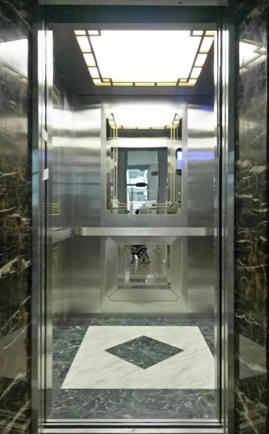 中國風電梯轎廂裝潢