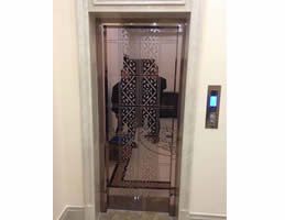 玫瑰紅鏡面蝕刻廳門