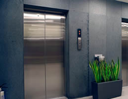 商用電梯拉絲不銹鋼廳門