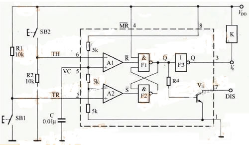 雙穩(wěn)態(tài)開關(guān)控制電路