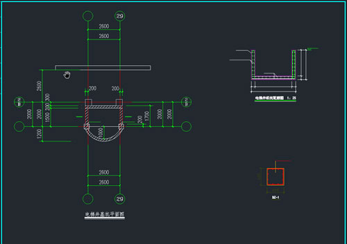 電梯基坑平面圖