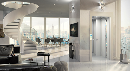 樓板上安裝電梯